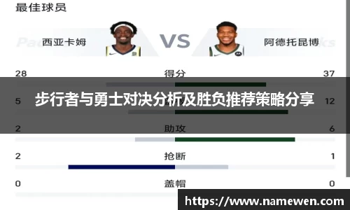 步行者与勇士对决分析及胜负推荐策略分享